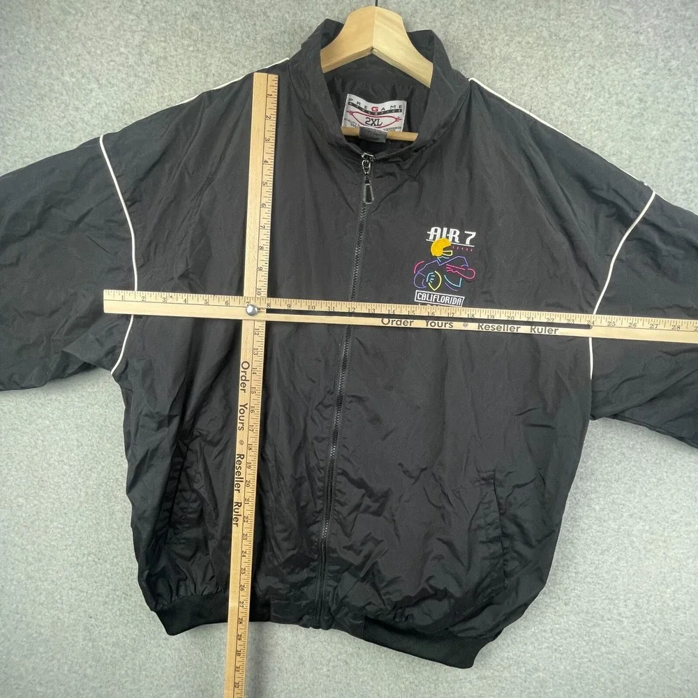 Vintage Air 7 Califlorida Bowl Jacket Mens XXL Embroidered Highschool Football